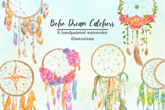 Floral Watercolor Dream Catchers: Unlock Creativity for Crafters and Designers