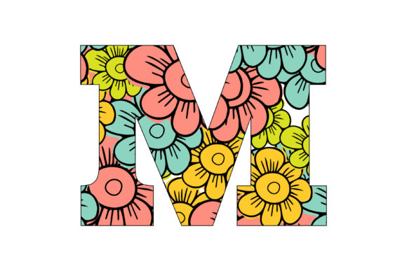 The Colorful Floral Alphabet M: Your Gateway to Elegant Design
