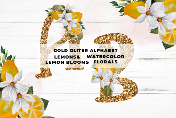 The Gold Glitter Floral Alphabet: Your Secret Tool for Elegant Design