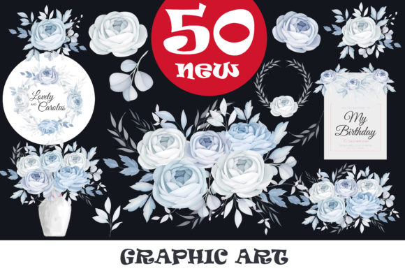 Unlocking Creative Potential with 50 Floral Bouquets Clipart